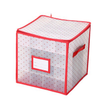 Úložný box na vánoční ozdoby, 4 tácy, 64 přihrádek