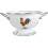 Passoire en aluminium émaillé 2,5 L – Motif Coq Doré 1
