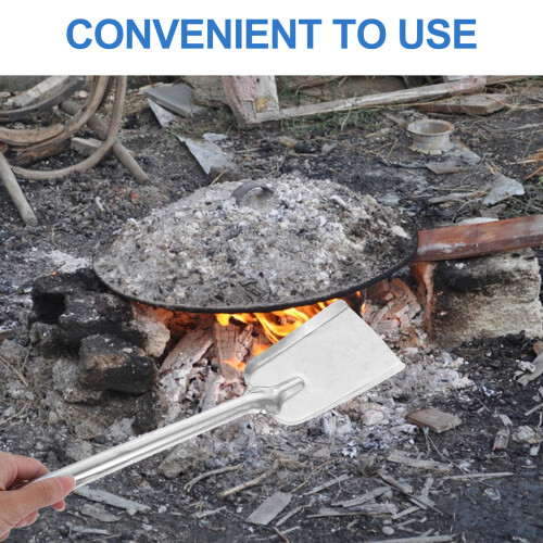 Pala de hierro para chimenea con mango largo 2