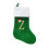 Meia de Natal personalizada com a inicial Z, 46 cm 2