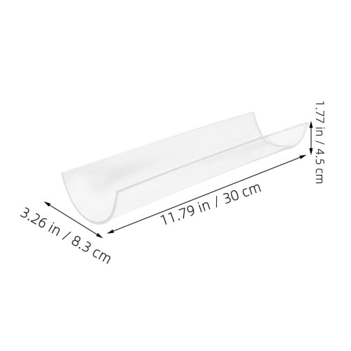 Akryl U-formet kakeform 30 x 8,3 cm 1