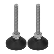 Suportes Niveladores Ajustáveis para Móveis - Pacote com 2 Unidades - D30xM6x50mm
