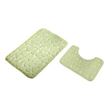 Zestaw mat łazienkowych z pianki memory foam, 2 szt., w kształcie litery U, antypoślizgowych