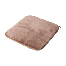Coussin carré beige pour tabouret de bar, 35 cm (13,7 pouces), lot de 1