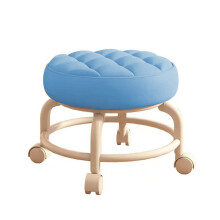 Tabouret bas Ă roulettes avec roulettes pivotantes Ă 360, hauteur 23 cm,