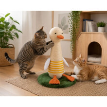 Cone para arranhar - EDEN - Dukkie - Pato - 51 cm - Pelúcia, juta e sisal