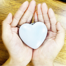 Luce notturna a LED a forma di cuore con sensore tattile, confezione da 1