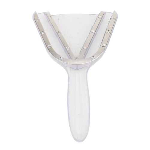 Ouvre-bocal transparent avec dents en acier inoxydable