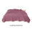 Extra dicke Flanell-Fleecedecke, lila, doppellagig 3