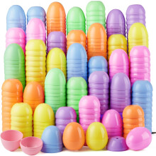 Œufs de Pâques pastel en plastique, 300 pièces, 5,8 cm (2,3 pouces)