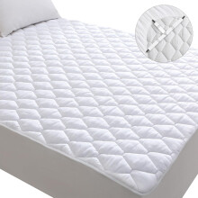 Protège-matelas imperméable pleine grandeur, poches profondes de 6 à 16 pouces,