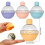 Forma de silicone para bolas de gelo de 6,35 cm (2,5 polegadas) para uísque e café. 3