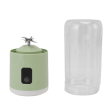 Portabler Blender-Becher 500 ml grün USB-C 1500 mAh