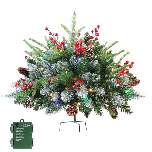 AuroraX LED Christmas Pathway Lights Warm White Battery 1