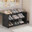 3-Tier Shoe Rack for Dormitory Under Bed 56.5x30x38 cm 3