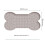 Pet Feeding Mat Scratch Proof Raised Edges Feeder Bowl-Beige 4
