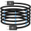 Cablu USB-C magnetic împletit, 60W, 1m, negru 1