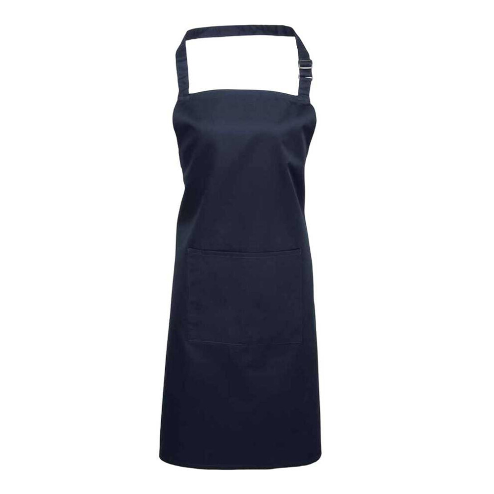 Premier (One Size, Navy) Unisex Adult Colours Pocket Full Apron