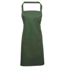 (One Size, Moss) Premier Unisex Adult Colours Pocket Full Apron