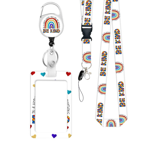 Lanière pour enseignant avec porte-badge – Réglable et détachable