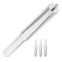 Juego de 4 varillas de repuesto plateadas para el rollo de papel higiénico