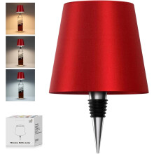 Lampe bouteille, lumière tactile sans fil à 3 couleurs et à intensité variable
