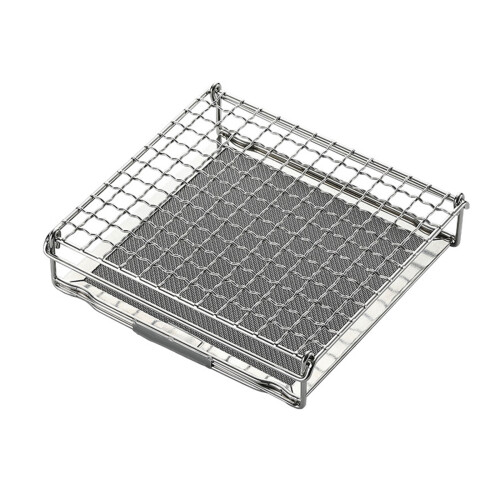 grille de cuisson pliable et portable pour le camping