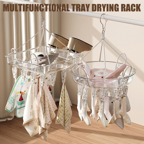 Foldable Garment Clothespin Hanger With AntiSlip Grips For-2 2