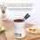 300ml/400ml Ceramic Fondue Warmers Set Includes 4 Dipping-400mL 1