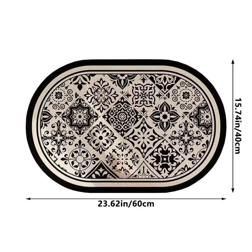 Diatomite Floor Mat Absorbent Quick-Drying Non-Slip 2
