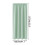 Blackout Curtain Green Solid Color Heat Insulating 1 Pair 3