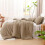 Ensemble de couette bohème taupe, taille queen, 3 pièces 5