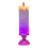 Vela de Natal LED com água que muda de cor e glitter. 2