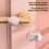 Funny Pig Design Elastic Silicone Door Handle Guard-Pink 5