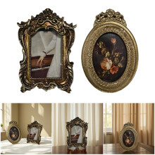 Retro fotolijst, decoratieve fotolijst Antieke sierlijke-A