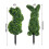 Lapin de pâques topiaire vert artificiel en forme de lapin,-1 3