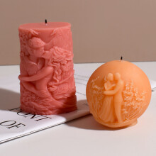 Moule en Silicone polyvalent, motifs-Couple cylindrique
