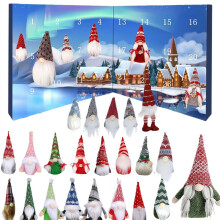 Calendrier de l'Avent Gnome 2025 – 24 figurines de Noël à collectionner