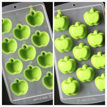 Tráidire Ciúb Oighir Silicone – Cruthanna Cearnógacha Babhta Croí Réalta