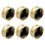 Set van 6 messing propaanflesdoppen 1