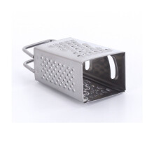 Râpe à boîte en acier inoxydable avec poignée – 3,7 x 3,7 x 8 cm