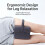 Body Forming Leg Pillow For Side Lying Hip Alignment And-White 7