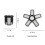 LED garagelampe med justerbare paneler E27 1 stk. 2