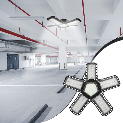 Verstelbare LED-garagelamp met E27-fitting 2