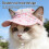 Fashionable Pet Baseball Cap Adjustable Dog Sun Visors-Red M 5