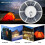 136LED Sun Powered Flag Mount Light Featuring IP55 Water-White 6
