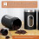 Conjunto de potes de cozinha em aço inoxidável com visor. 5