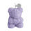 Rose Bear Sojavaxljus Enbär Lavendel 1 st 2