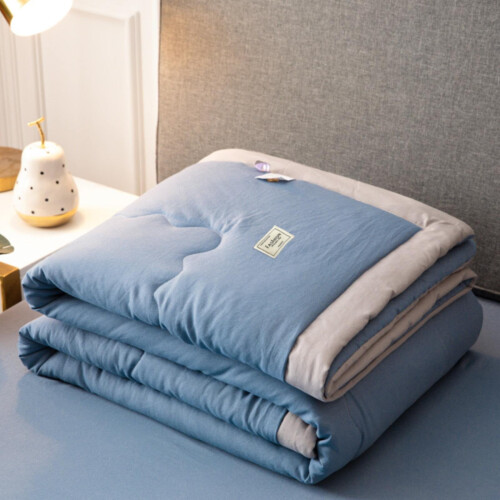Couvre-lit en microfibre uni, 1 pièce 1