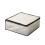 Sac de rangement sous lit blanc 40 x 30 x 20 cm 2